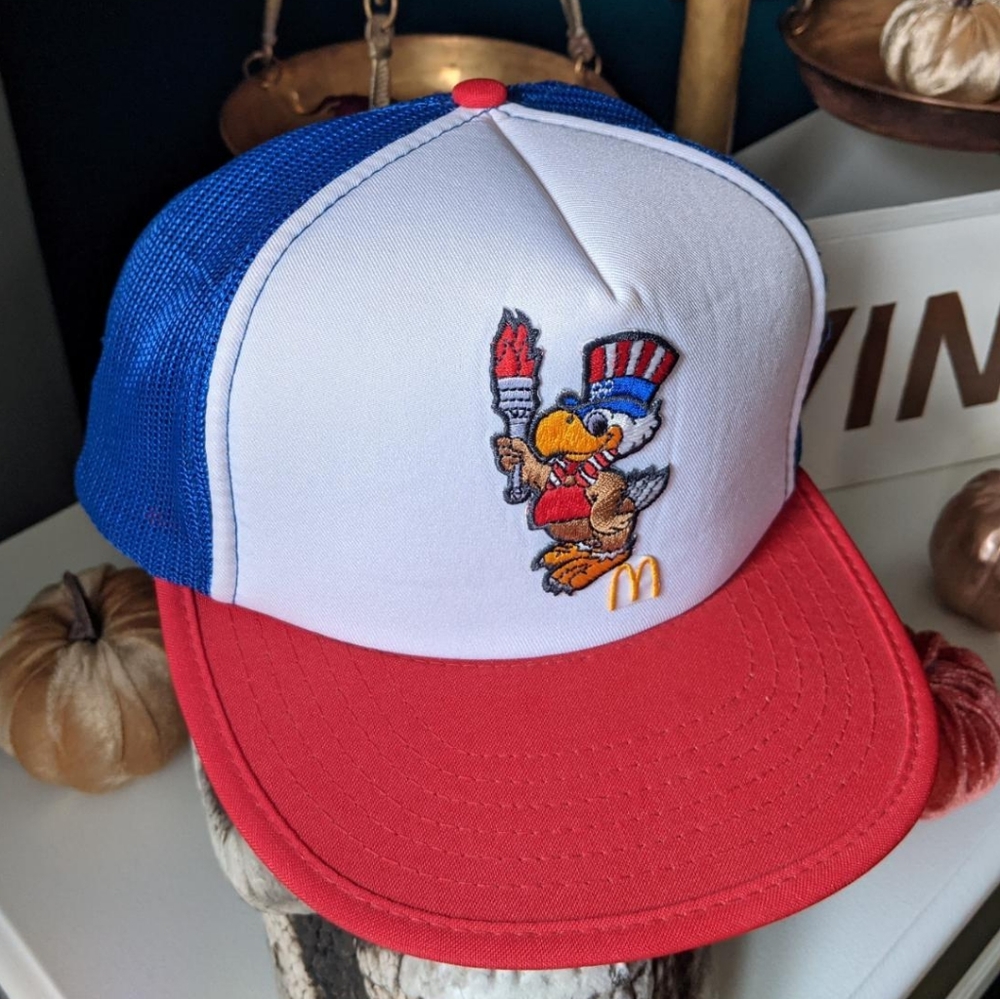 McDonald's Olympic Eagle Snapback Cap | Vintage 1984